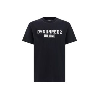 Dsquared2 Dsquared&sup2; Zwarte Katoenen T-Shirt
