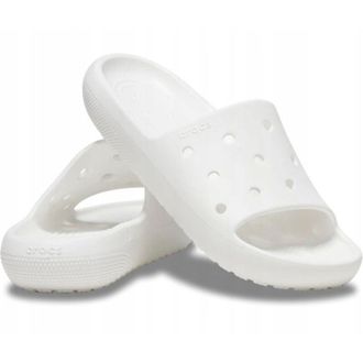 OEM Crocs Classic Slide V2 209401 M7 I Eu 3940 I W9 Blanco