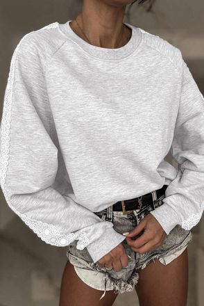 Azura Exchange Kant Trim Sweatshirt