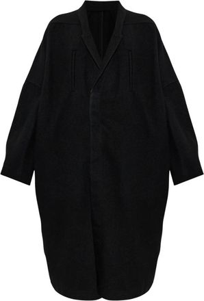 Rick Owens Poiret Woljas - Heren - Mantel - Zwart - M - Wol - Jassen