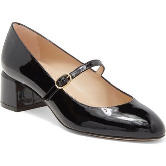 Stuart Weitzman Gabby Mary Jane Pump in Black at Nordstrom Rack, Size 8.5