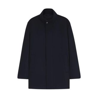 HUGO BOSS Jassen, Heren, Blauw, M, Wol, Coxtan 404