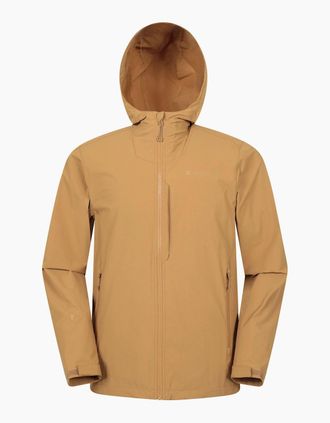 Mountain Warehouse Mens Mountain Warehouse Mens Retreat Packable Soft Shell Jacket - Brown - Size: 40/Regular