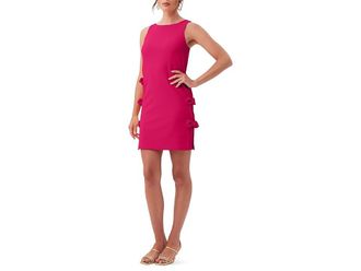 Trina Turk Arlette Dress Womens Dress Hibiscus : 6, Polyester/Spandex