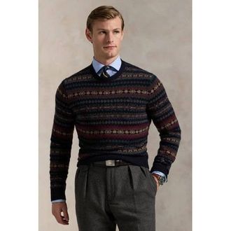 Polo Ralph Lauren gebreide trui met wol donkerblauw