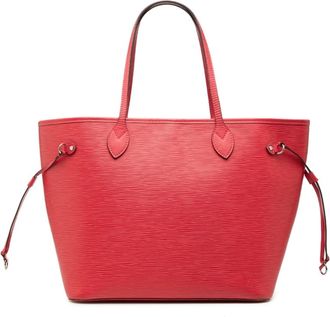 Louis Vuitton Fuchsia Pink Leather Handbag Tote Bag (Pre-Owned)