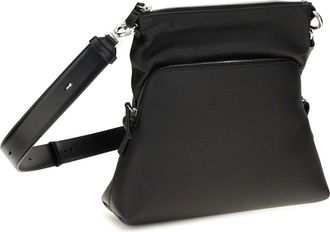 Maison Margiela Womens Crossbody Bag Soft 5ac Black Lambskin Leather Shoulder