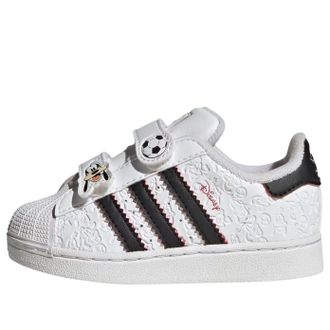 adidas (TD) adidas x Disney Superstar II Comfort Closure White Black Red IH1744