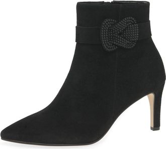 Gabor Badger Womens Ankle Boots 6 UK Black Suede