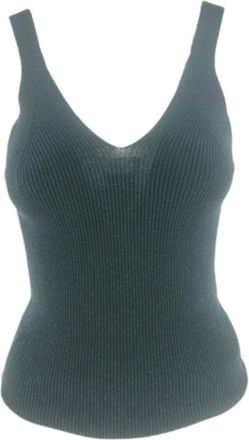 P.A.R.O.S.H. Louluxi Tanktop - Dames - Tops zonder mouwen - Groen - XS - Tops