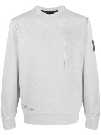North Sails melange crew-neck sweatshirt - men - Spandex/Elastane/Polyamide/Viscose - L - Grey