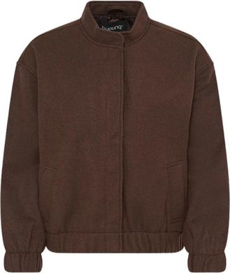 b.young Bondy Bomberjack - Dames - Jassen - Bruin - Maat: S Viscose