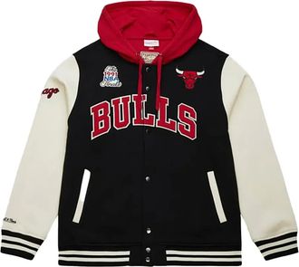 Mitchell & Ness x Chicago Bulls Bomber Courtside - Nero