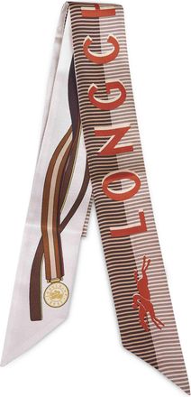 Longchamp Womens Headband Scarf A Toute Allure Silk Multicolour Scarfs