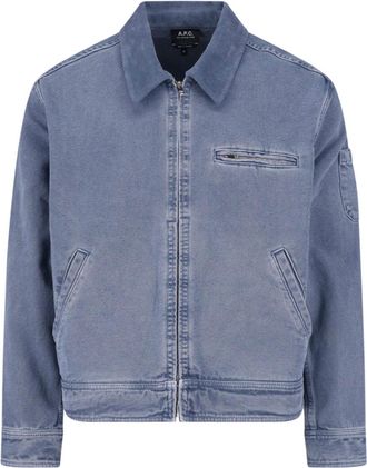 A.P.C. Blue Alexis Cotton Denim Jacket