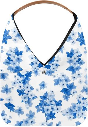 Generic Colorful Flowers Reusable Lightweight Grocery Bags - Foldable Into Compact Pouch, Washable & Sturdy, Multipurpose for Shopping and Travel