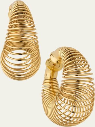 Alaia Spiral Coil Hoop Earrings