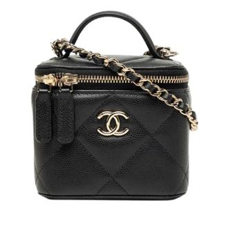 Chanel Pre-owned Quilted Mini Satchel - Dames - Pre-owned - Zwart - Maat: ONE Size Leer