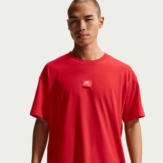 Nike Mens Nike Sportswear T-Shirt in Red | IH1169-613