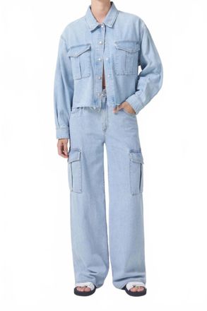 A Gold E Minka Cargo Jean In Realm