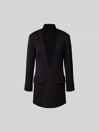 Staud Minikleid mit Pattentaschen in Black, Gr&ouml;&szlig;e L
