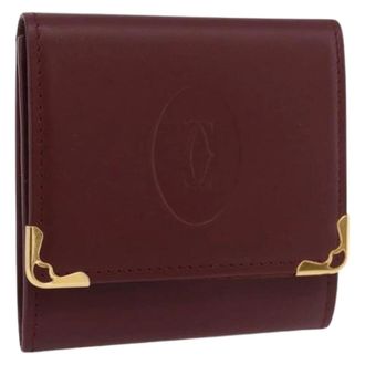 Cartier Pre-owned Wallets, female, Red, Size: ONE SIZE Pre-owned Vintage Coin Purse