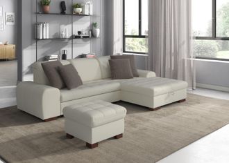 Sit&more Ecksofa »Luxor L-Form« wahlweise mit Bettfunktion, Bettkasten und Kopfteilverstellung