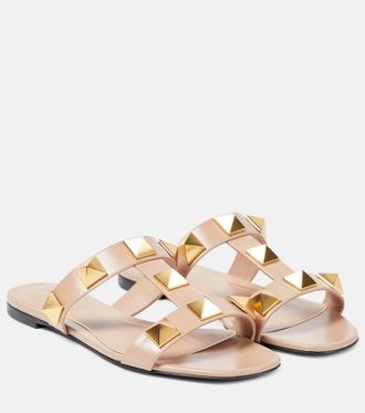 Valentino Garavani Roman Stud leather slides