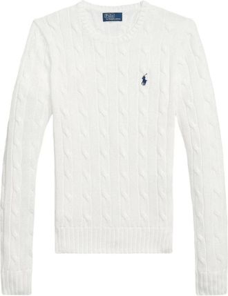 Polo Ralph Lauren Dames, Truien, Wit, Maat: S Katoen