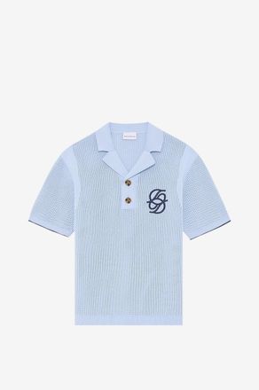 Dr&ocirc;le de Monsieur Poloshirt aus Baumwolle Maille Monogramme