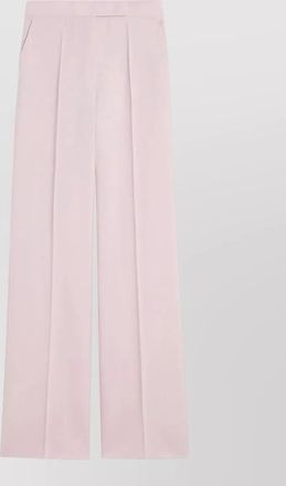 Max Mara wool mohair silk high-rise wide-leg trousers