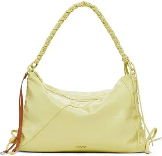Desigual Faux Leather Shoulder Bag in Light Green at Nordstrom