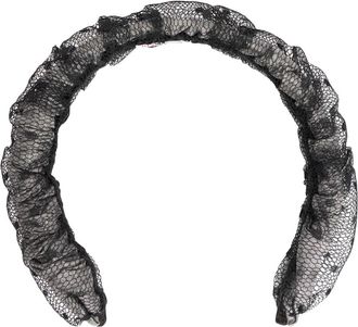 Red Valentino Haarband - Dames - Accessoires - Grijs - ONE Size - Katoen - Accessoires