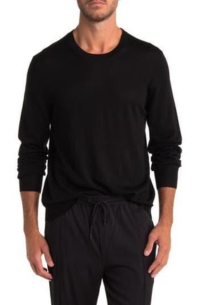 Vince Mens Crewneck Merino Wool Sweater in Black at Nordstrom Rack, Size Xx-Large
