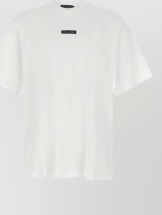Dolce & Gabbana cotton logo patch t-shirt