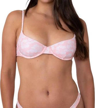 Rusty Sandy Bra Bikini Top In Pink