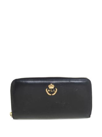Ralph Lauren leather zip wallet - Black