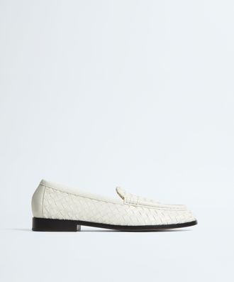 Bottega Veneta Mocassini Silenzio - Bianco - Donna - 36