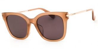 Max Mara MM0115-K Asian Fit 57E Womens Sunglasses Brown Size 53