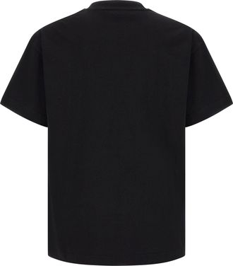 Palm Angels Logo-Embroidered Cotton T-Shirt - Black