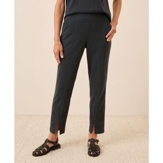 Pact Organic Cotton Airplane Tapered Leg Pant in Charcoal Heather at Nordstrom, Size Xx-Large