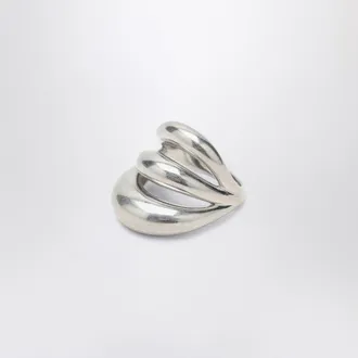 Panconesi Triptych Blow Up Silver Ring