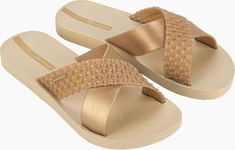 Ipanema Womens Ipanema Womens Sense Vegan Slides - Tan - Size: 5