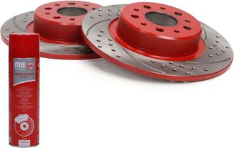 OEM Discos De Freno Traseros 24011002831se-set-ms 2 Piezas Sport-ext