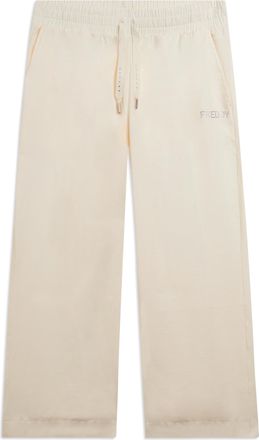 Freddy Pantaloni Sportivi Cropped con gamba Wide Leg e strass