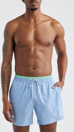Chubbies Alpine Skies 5.5-Inch Swim Trunks in Dusty Blue at Nordstrom, Size Xx-Large