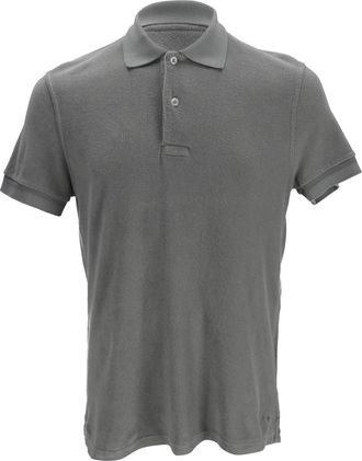 Tom Ford Polo Shirt in Grey Cotton