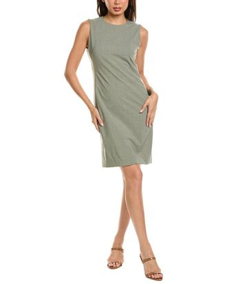 Theory Fitted Wool-Blend Mini Dress