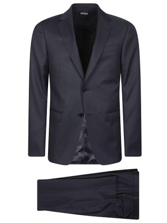 Ermenegildo Zegna Lux Tailoring Single-Breasted Blue Wool Suit
