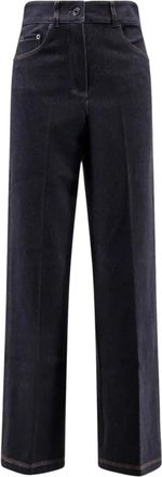 Max Mara Straight Jeans - Dames - Regular Fit Jeans - Blauw - S - Katoen - Jeans